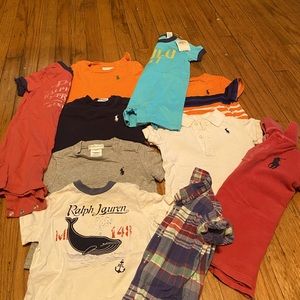 Baby boy 10pc bundle shirts Ralph Lauren 3/6-9mths